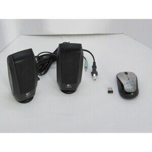 Logitech S120 2.0 Stereo Multimedia Computer Speakers with M325 Mouse